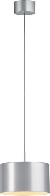 Bankamp Grand Metal F2361 LED-Pendelleuchte 1-flammig, Aluminium matt in Silber, dimmbar mit dim2warm (2200K - 2700K), Höhe: 210 cm, Durchmesser: 16 cm - Bild 1