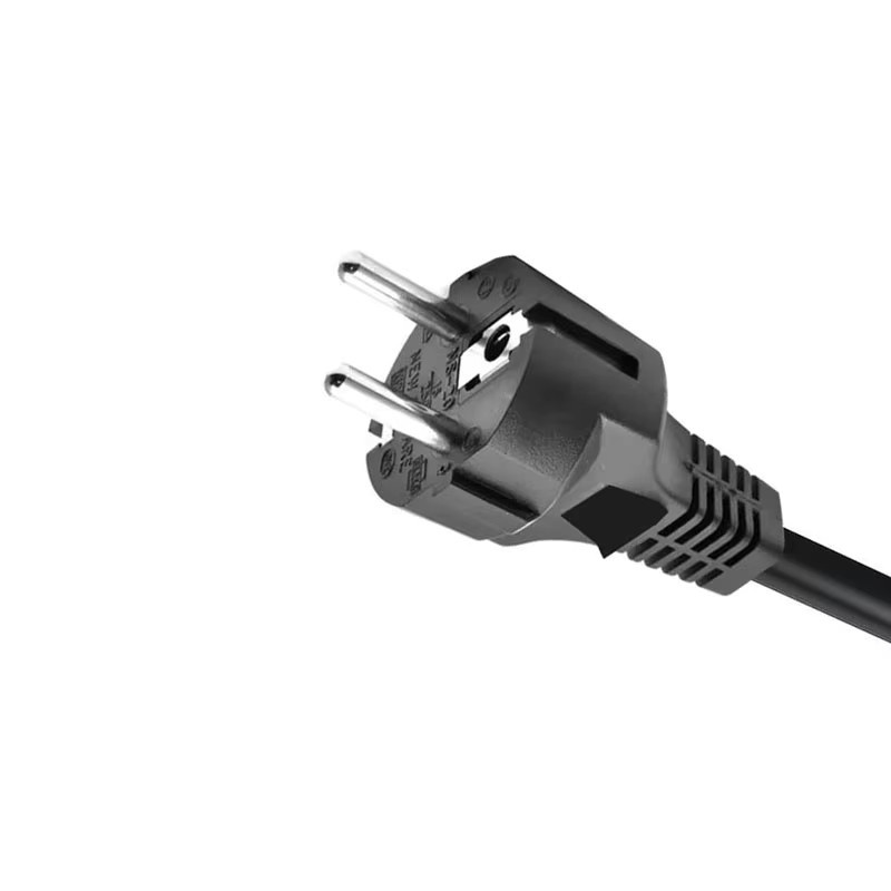 EU-Netzkabel CEE 7/7 auf IEC320 C5 in Schwarz für Notebook und Laptop-Netzteile - Bild 2
