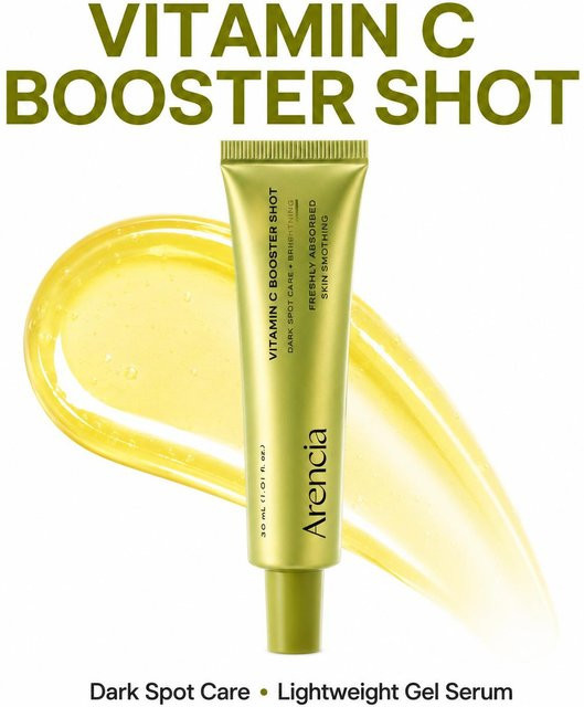 Arencia Vitamin C Booster Shot Serum, 30 ml, Vitamin C, Niacinamid, Glutathion, Panthenol - Bild 1