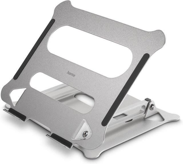Hama Laptop-Stand aus Aluminium höhenverstellbar und neigbar in Silber für bis zu 15,6 Zoll - Bild 2
