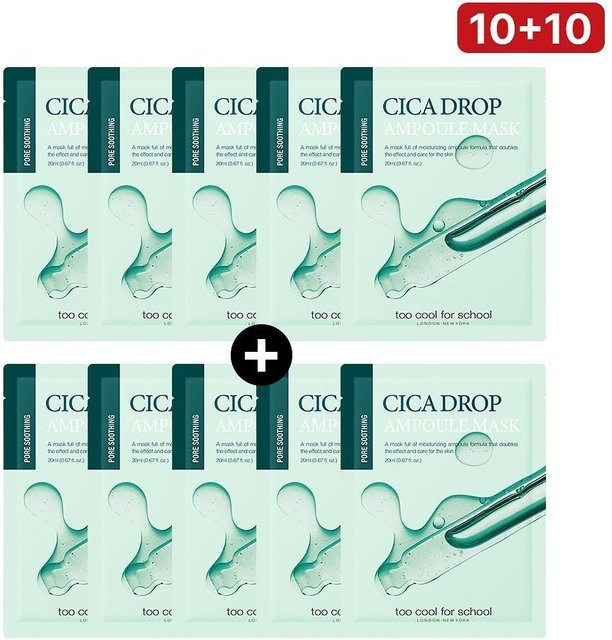 Too Cool For School Cica Drop Ampullenmaske, 20er Pack, Unisex - Bild 1
