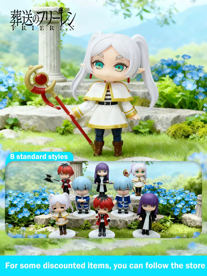 Bandai Sousou No Frieren, Actionfiguren, 8-teiliges Set, Kunststoff - Bild 6