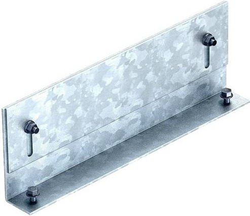 OBO Bettermann Endstück, Farbe: Silber, B: 250 mm, H: 85 mm - Bild 1