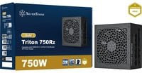 SilverStone Triton 750Rz PC-Netzteil, 750W, 80 Plus Gold, Schwarz - Bild 1
