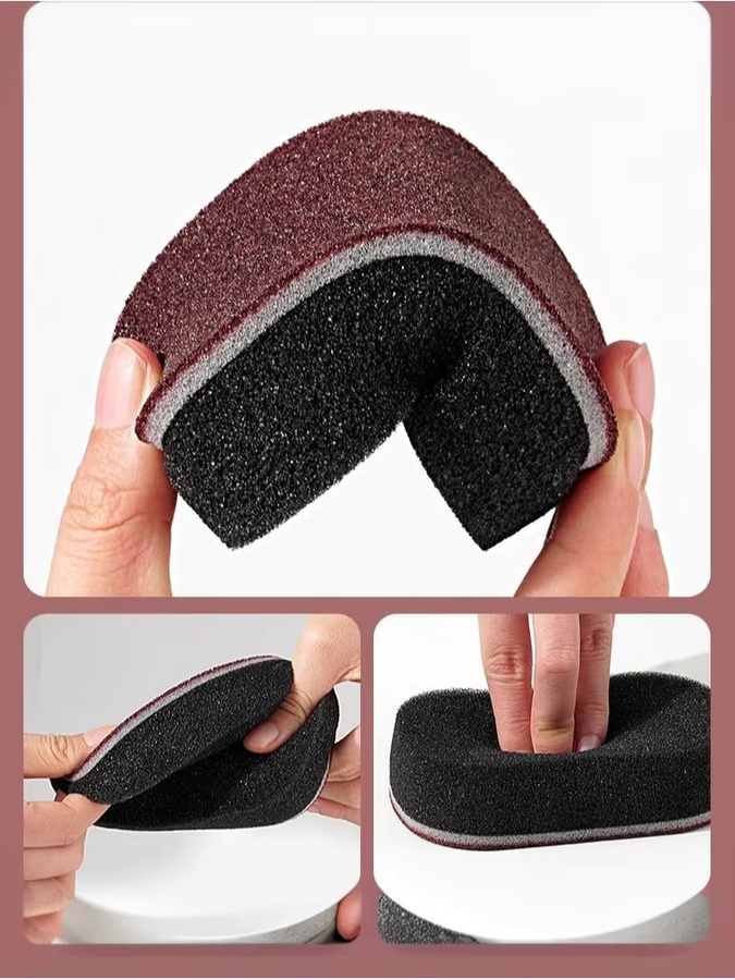 JETTING Magic Sponge Doppelseitige Reinigungsbürste für Geschirr und Töpfe, Schwarz - Bild 6