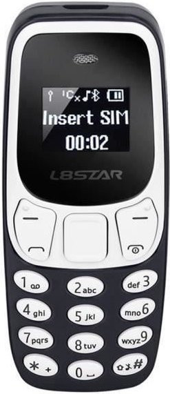 L8STAR BM10 Mini Android Smartphone mit Bluetooth und Quadband in Schwarz - Bild 1