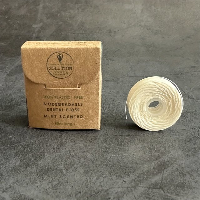 Bamboo World Zahnseide Picks, Minze, biologisch abbaubar - Bild 1