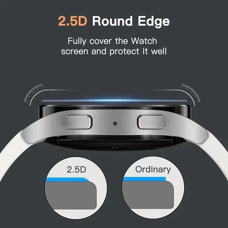 Samsung Displayschutzfolie Glas, transparent, Galaxy Watch 4 5 6 7 3 - Bild 3