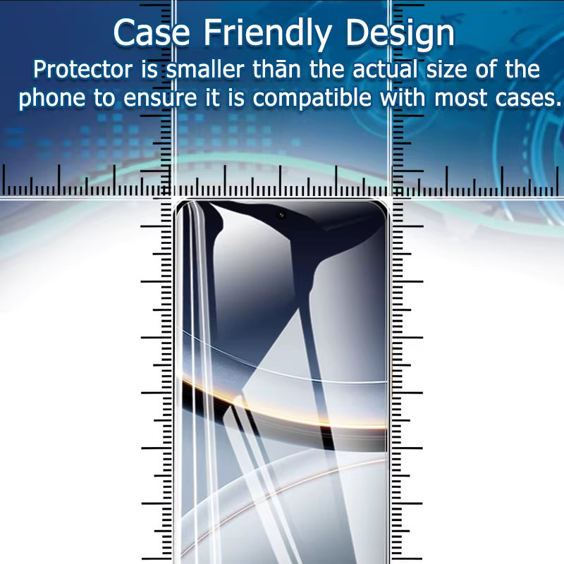 Xiaomi Panzerglas Schutzfolie aus Kristallglas 9H für Poco F7 Pro Ultra F6 F5 F4 GT F3 F2 transparent Case Friendly - Bild 4
