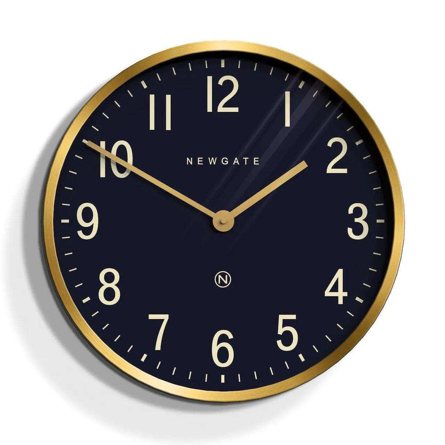 Newgate Mr Edwards Wanduhr Messing im Mid-Century-Modern Stil, Durchmesser: 45 cm - Bild 1