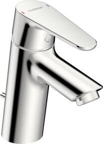 Hansa Waschtisch-Einhebelmischer Hansavantis in Chrom mit Pop-up-Abflussgarnitur und Auslauf 10,9 cm - Bild 1
