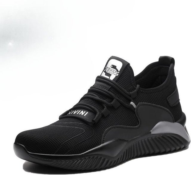 Avant-garde Arbeitsschutzschuhe aus atmungsaktivem Textil, bruch- und durchstichsichere Sicherheitsschuhe in Schwarz, Grün, Rot oder Weiß - Bild 1