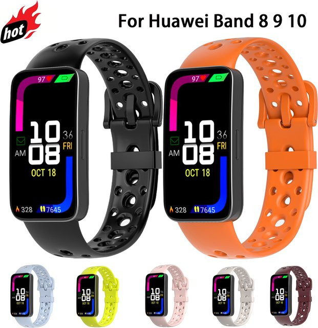 RWBANDS Uhrenarmband Silikon, Huawei Band 8 9 10, Unisex - Bild 1