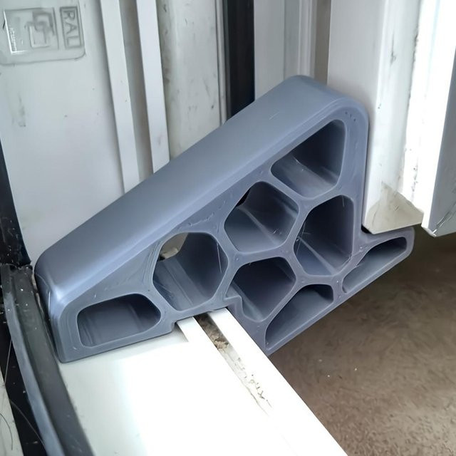 Rutschfester Türstopper von KITPIPI in Grau für Balkon, Fenster und Türen - Bild 1