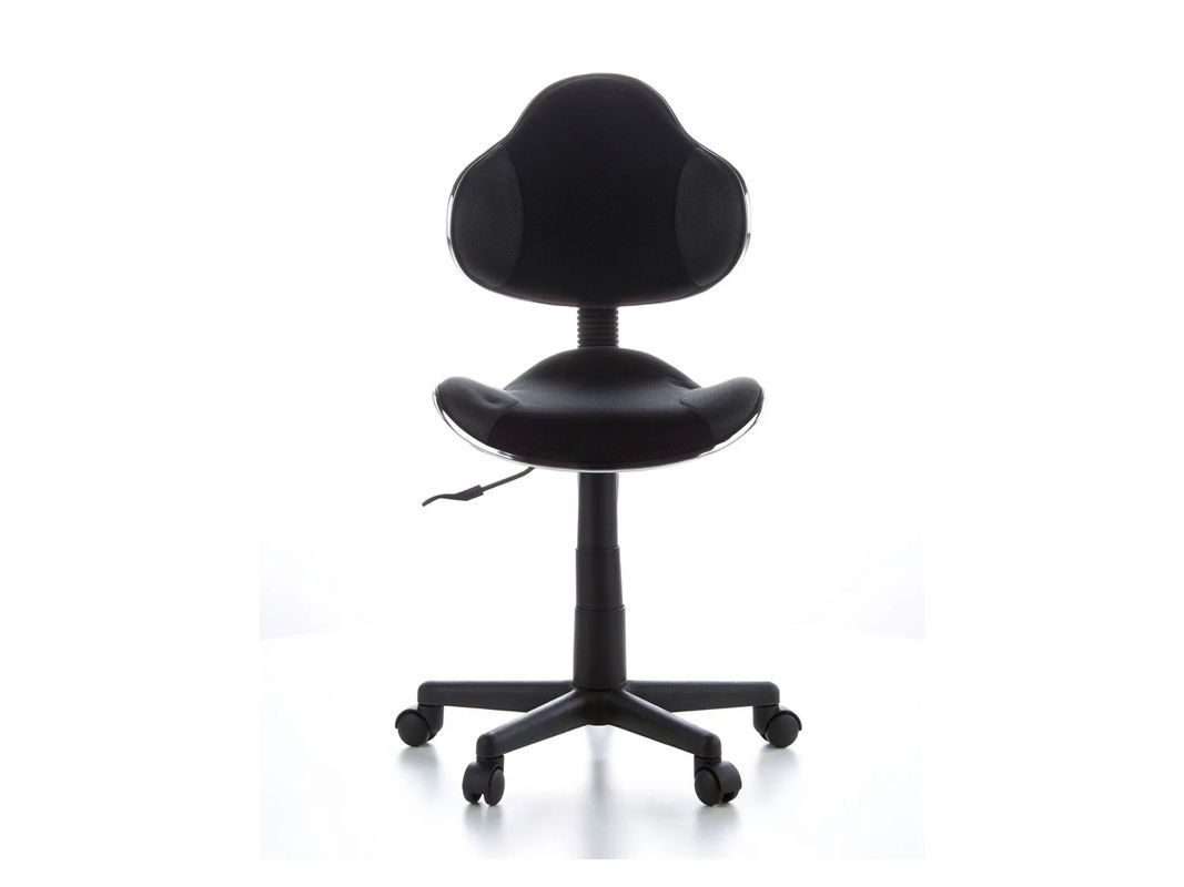 HJH OFFICE Kinderschreibtischstuhl KIDDY GTI-2 in Schwarz/Grau mit Netzstoff und Rollen - Bild 3