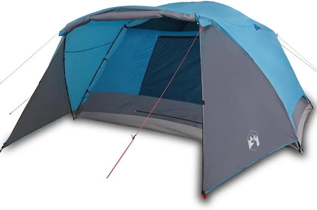 Furnicato Campingzelt Kabine Blau B/T/H: 350 x 280 x 155 cm - Bild 1