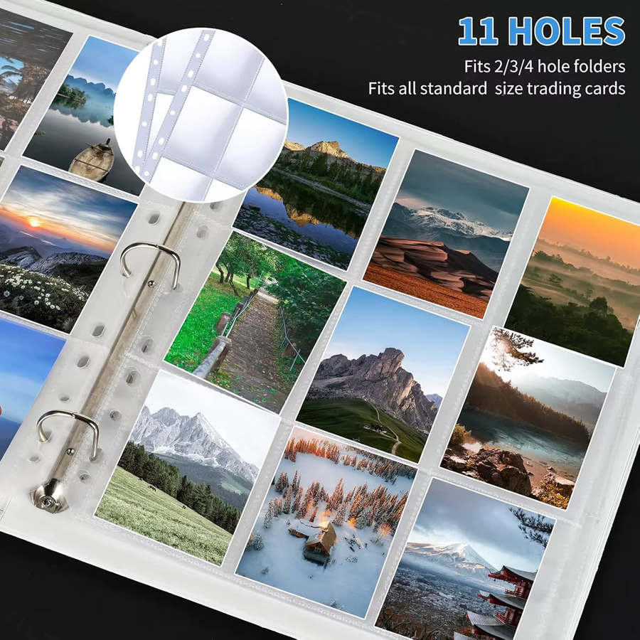 Bandai Sportalbum-Halter, Kartenhüllen mit 9 Fächern, 50er-Pack - Bild 3