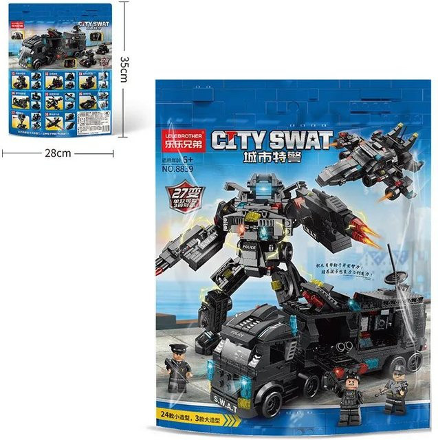 Linyi toy Polizei Weltraum Swat Armeestil Stadtgebiet - Bild 1
