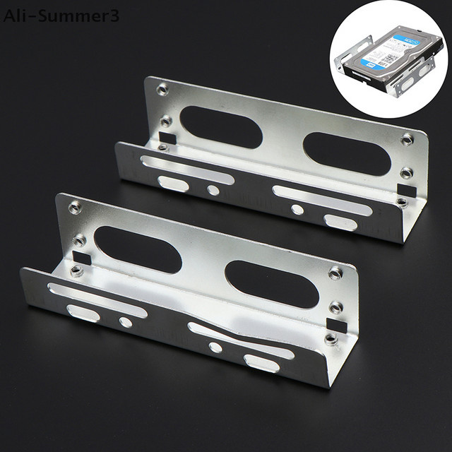 2er-Set Optische Laufwerk Expansion Halterung für SSD und HDD, Farbe: Silber - Bild 1