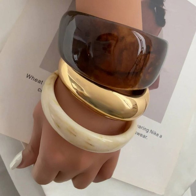 Salircon Armband, Acryl, Beige, Damen - Bild 1