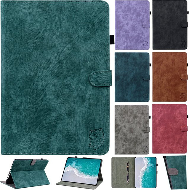 JESSLEI Ledertasche in Grün für iPad Air, iPad Pro und iPad Mini Modelle - Bild 1