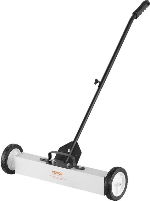 Magnetischer Rollender Kehrer von Buying Solutions, MB mit Rädern und Teleskopstiel, 24 Zoll, Weiß - Bild 1