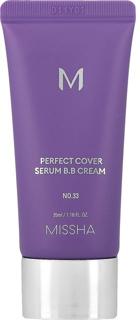 Missha Perfect Cover Serum BB Cream, 35 ml, 33 Tan, Glänzend - Bild 1