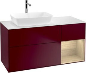 V&B Waschtischunterschrank Finion mit Wandbeleuchtung, Breite: 120 cm, Tiefe: 50,1 cm, Höhe: 50,1 cm - Bild 1