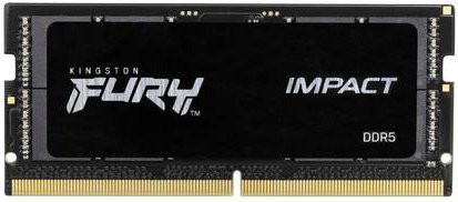 Kingston Impact Black XMP DDR5 SO-DIMM PC-Arbeitsspeicher Modul, 16GB, 6000MHz, Schwarz, KF560S38IB-16 - Bild 1