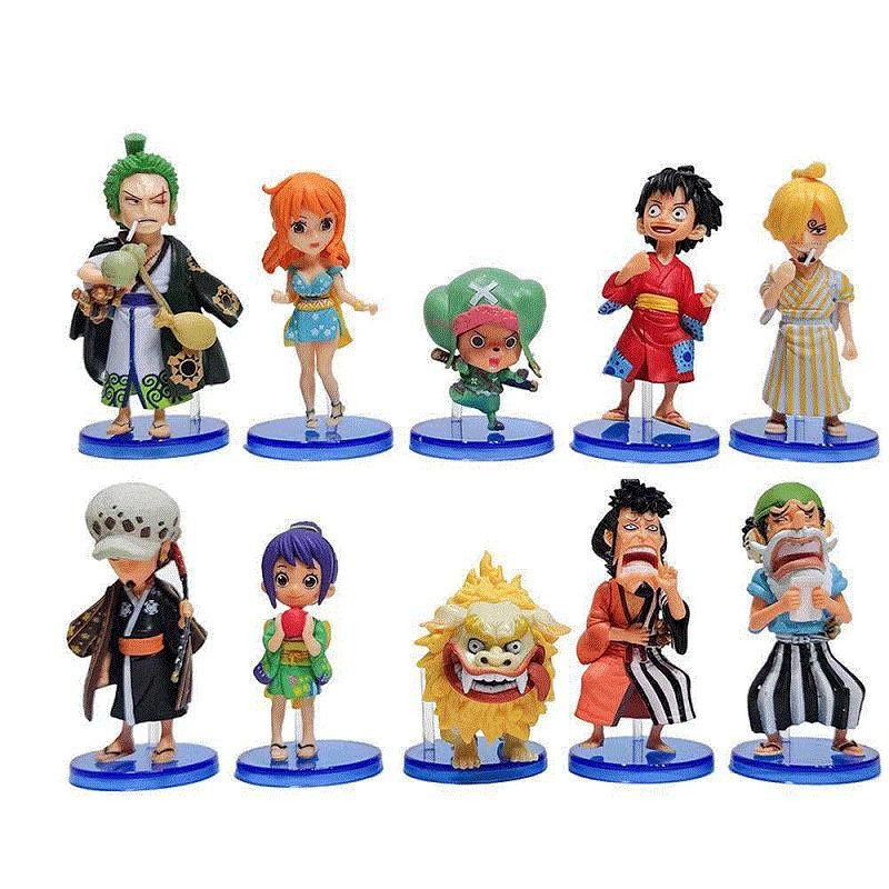 Yiran toy 1 One Piece Actionfigur 10-teiliges Set PVC Bunt / Mehrfarbig - Bild 3