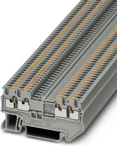 Phoenix Contact 3208197 Durchgangsreihenklemme 3.5 mm Schnellanschluss Grau 50 Stück - Bild 1