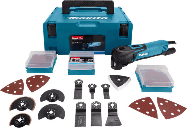 Makita TM3010CX2J Netzteil-Teleskopmeißel in Blau mit Case - Bild 1