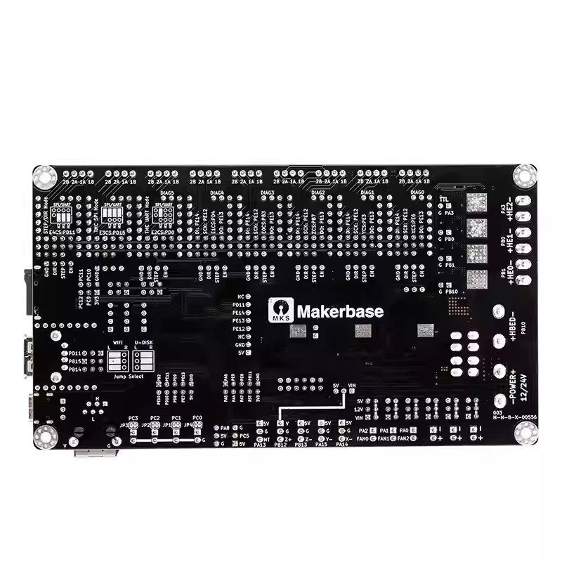 MKS Monster8 V2.0 32-Bit 8-Achsen Motherboard für FDM 3D-Drucker in Schwarz - Bild 2