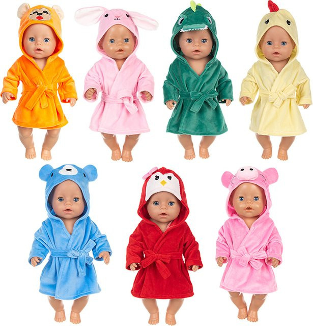 dearbei Puppen Kleidung Bademantel Set Pyjamas, Zubehör - Bild 1