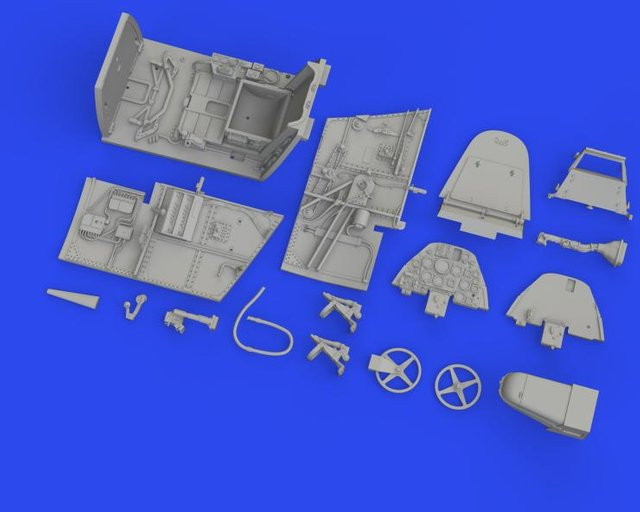 Eduard Messerschmitt Bf 109 K-4 Cockpit Print, 1:48 - Bild 1