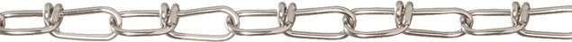 Conacord Knotenkette aus rostfreiem V4A-Stahl in Silber, Durchmesser: 2 mm, Meterware - Bild 1