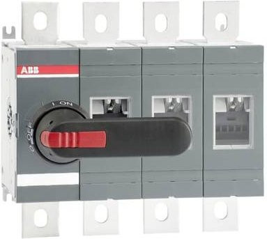 ABB OT800E03N3P Lasttrennschalter 800A 1000V in Schwarz und Grau - Bild 1