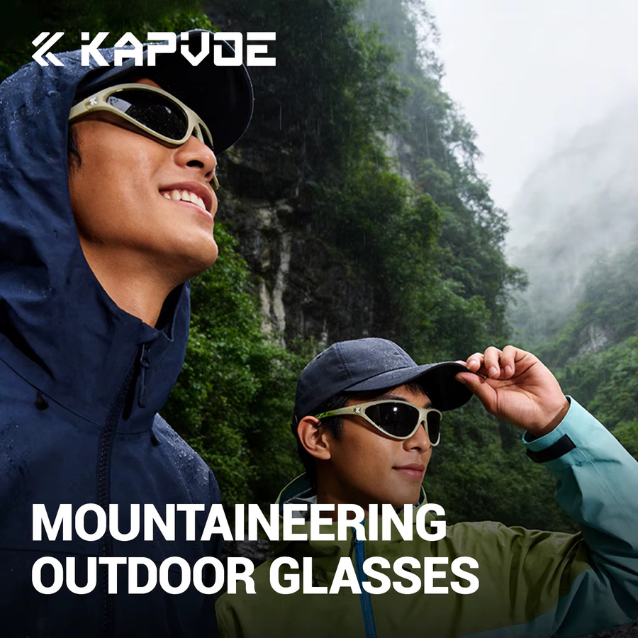 Kapvoe Sportsonnenbrille, Herren, Vollrand, Kunststoff - Bild 3