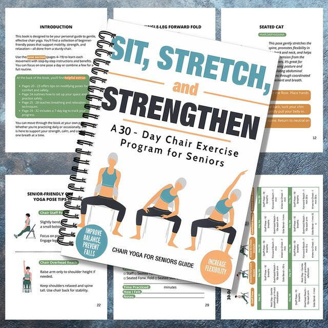Yoga-Buch für Senioren mit Balanceübungen und Stuhl-Yoga als Softcover in Mehrfarbig - Bild 1