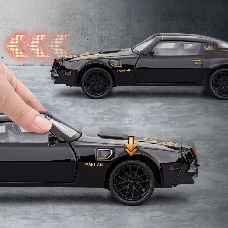MINI AUTO Firebird Automodell, 1:32, Metall, mit Sound und Licht - Bild 2
