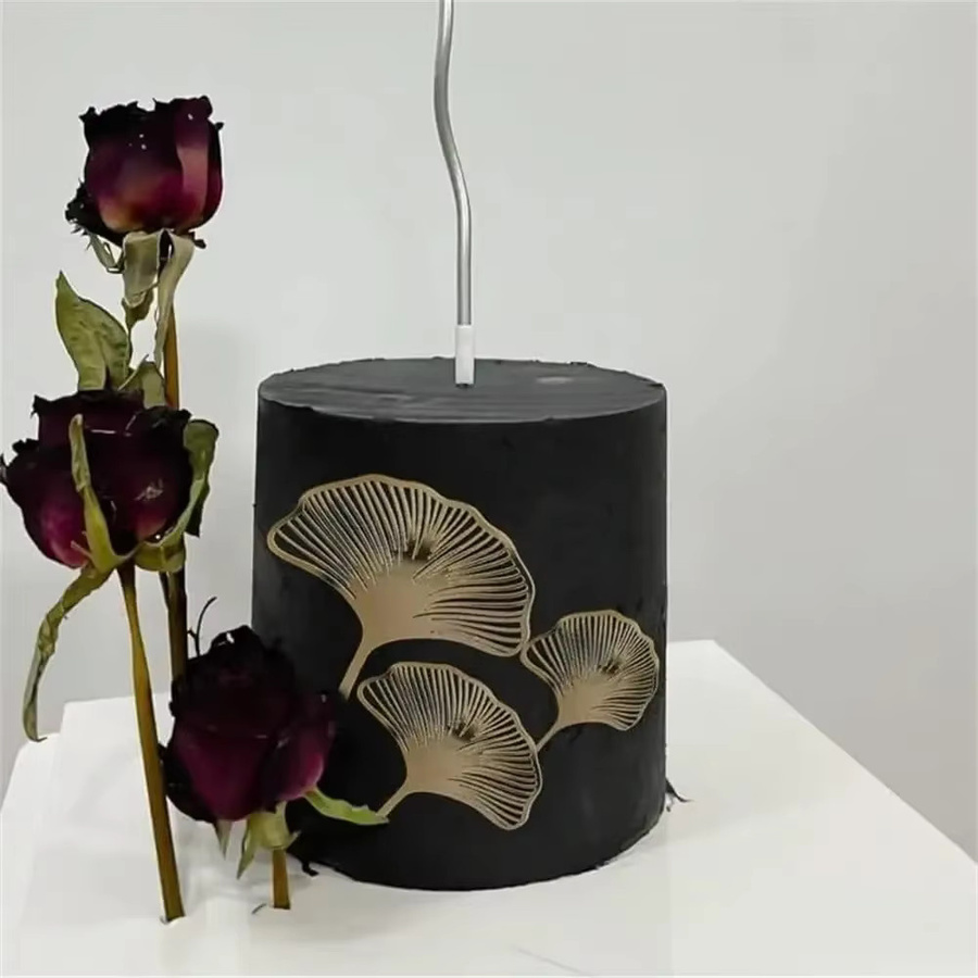 Goldener Acryl Kuchen Topper in Blumenform für Geburtstag und Party-Dekoration - Bild 3