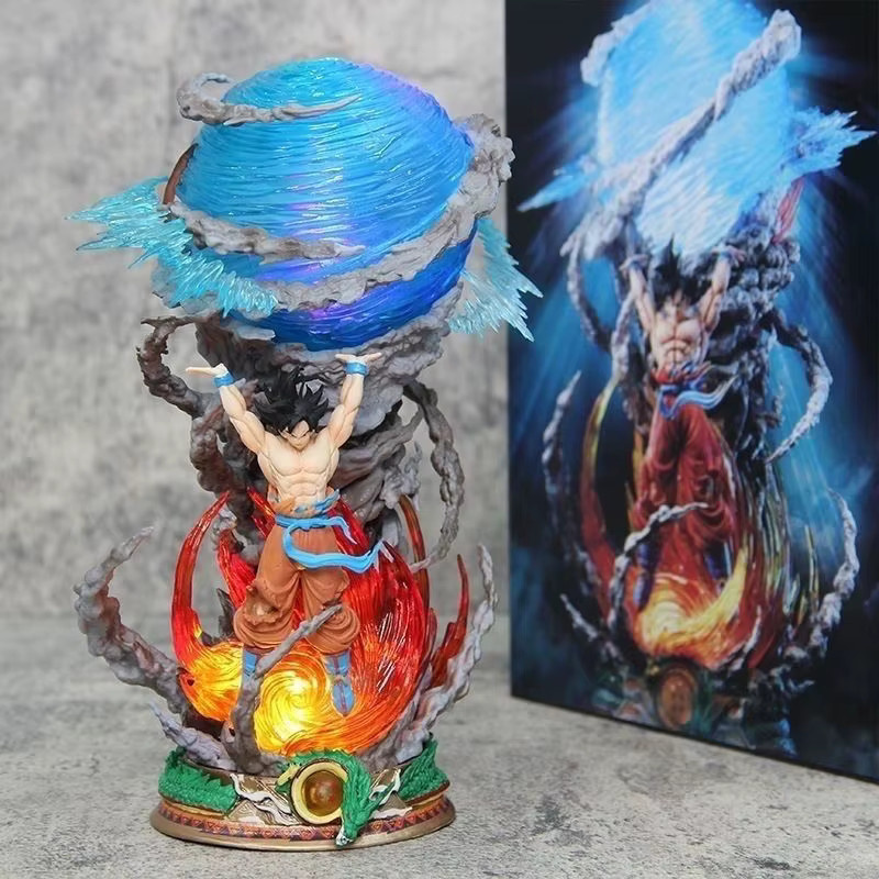 Bandai Dragon Ball Goku Genki Dama GK Figur, mit Beleuchtung - Bild 5