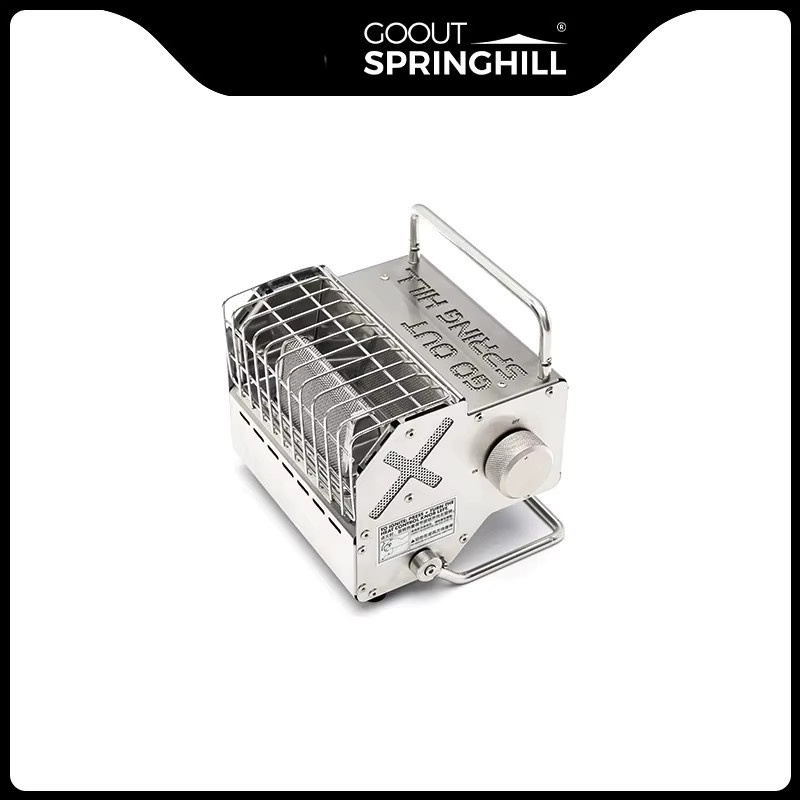 GOOUT STRINGHILL Mini Gasherd für Outdoor und Camping in Silber - Bild 2