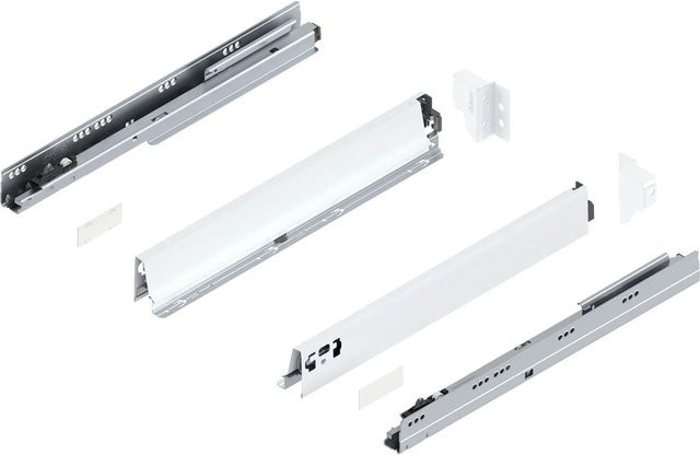 Blum Tandembox antaro N Vollauszug Blumotion Seidenweiß mit 500 mm Auszugslänge und 65 kg Tragkraft - Bild 1