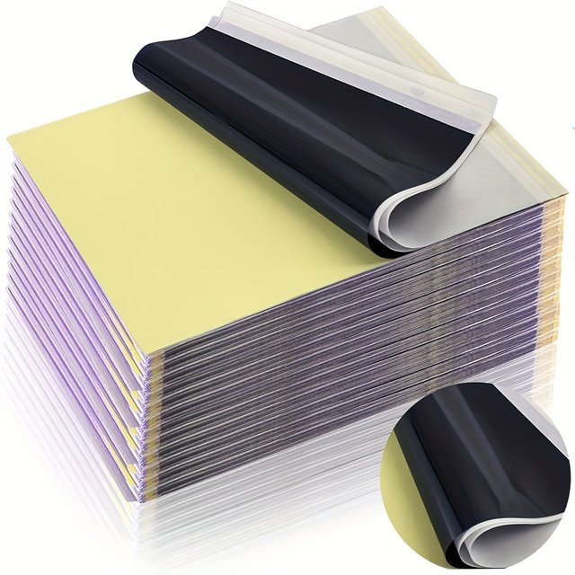 YILONG 100 Stück Professionelle Tattoo Transfer Papiere A4 Schablonenpapier für thermische Kopien und Tattoo Zubehör - Bild 1
