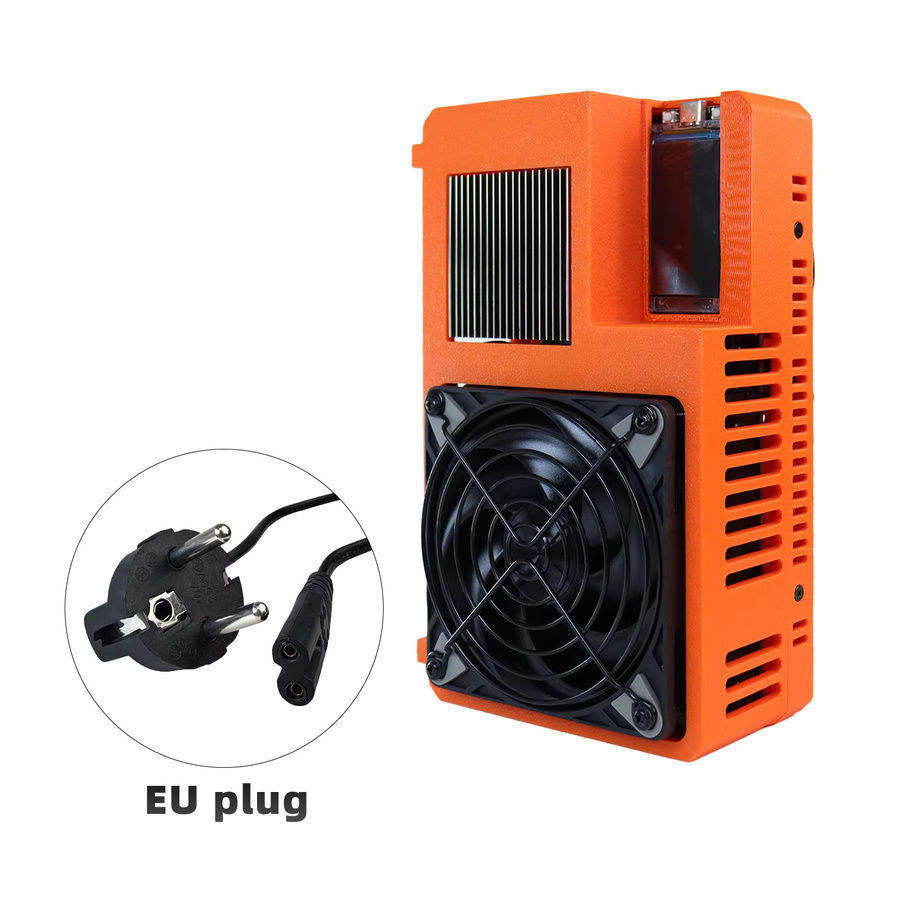 NerdQX Open-Source-Desktop-Bitcoin-Miner SHA-256 ASIC-Miner Krypto-Rig in Orange mit 8TH/s Leistung - Bild 6