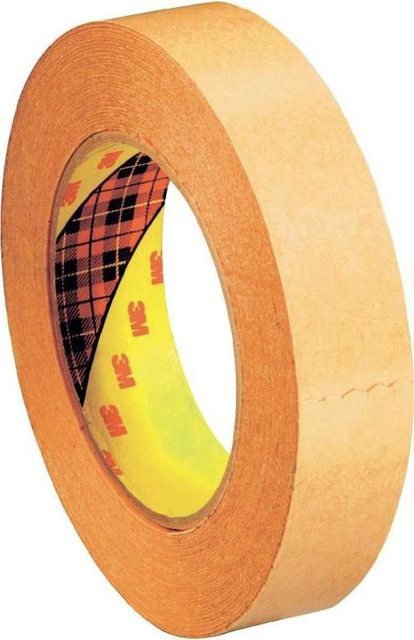 3M Doppelseitiges Klebeband mit Träger Creme, Breite: 25 mm, Länge: 50 m - Bild 1