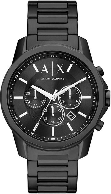 Armani Exchange Chronograph, Quarz, Edelstahl, Grau, Herren - Bild 1