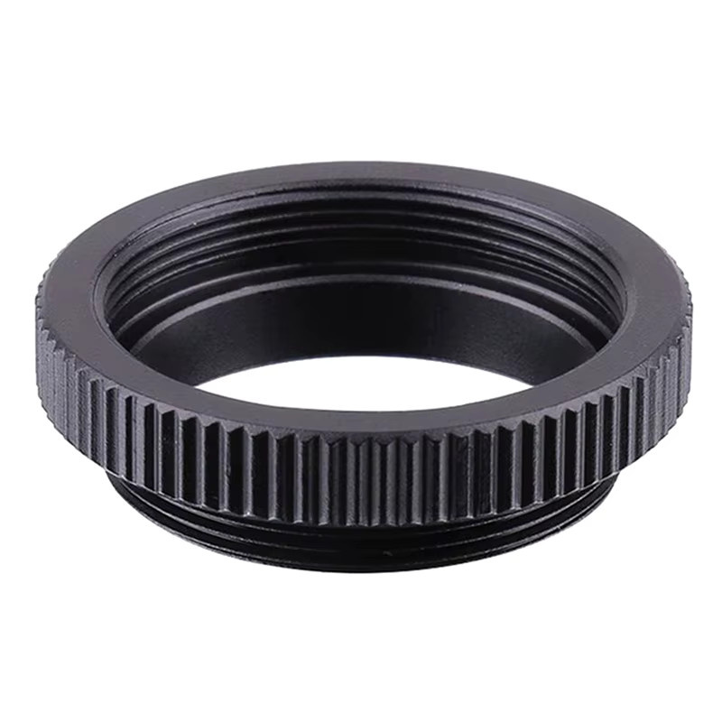 C-Mount 5mm Verlängerungsring Adapter C-CS Abstandshalter für CCTV Objektive in Schwarz - Bild 2