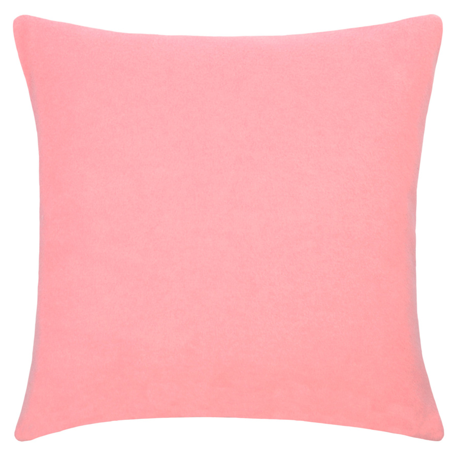 Zoeppritz Soft-Fleece Kissenhülle Pink, Quadratisch, 50 x 50 cm - Bild 1